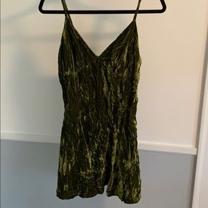 green short dress
